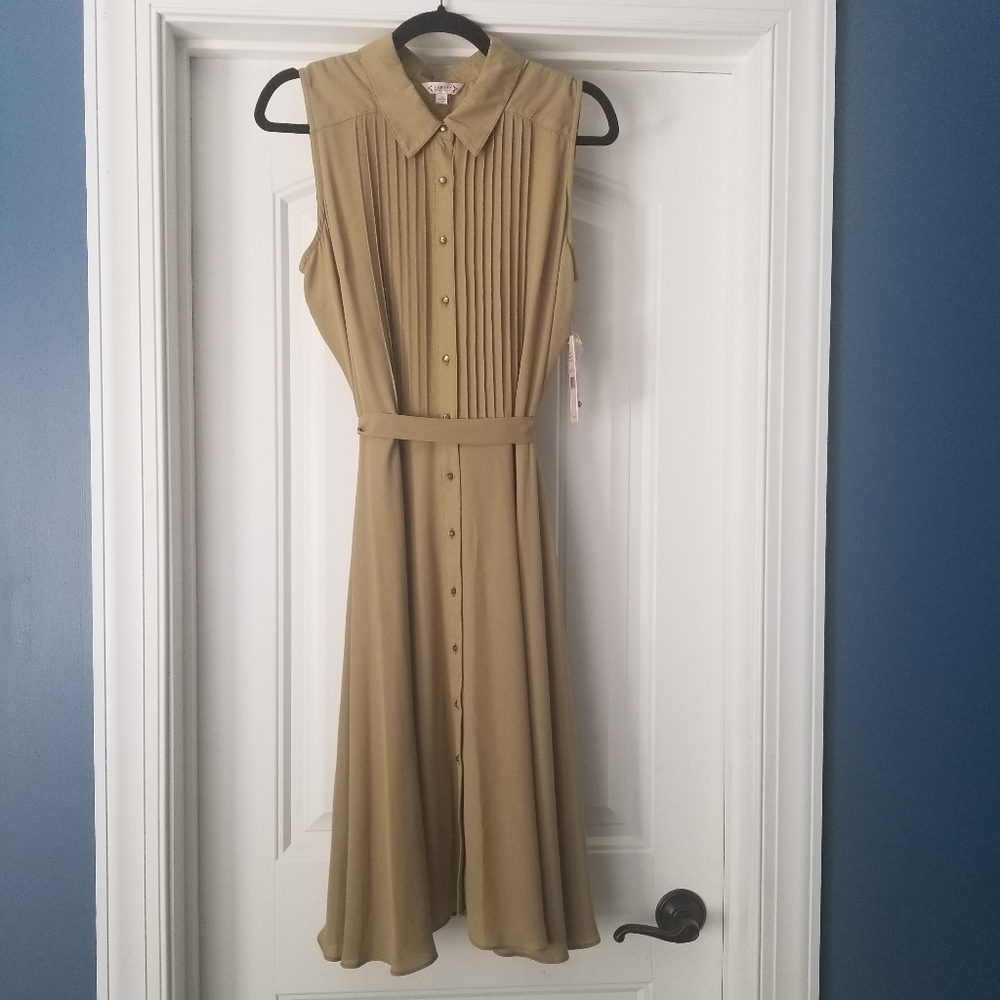 SOLD! Nannete Lepore Dress. Size 10. Jungle Khaki.